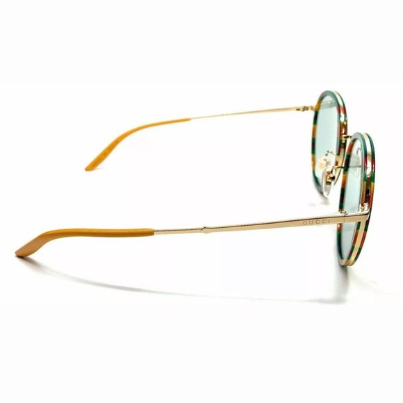 Gucci Men's Havana Green Round Sunglasses! - Picture 3 of 4